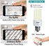 Led Light Bulb, Equivalent 250w Led Bulbs 30w 3750 Lumen Super Bright 5000K Cool Daylight White Non-dimmable Waterproof Led Corn Light Bulb E26/E2...