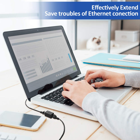 Frienda 10 Pieces RJ45 Coupler, Ethernet Extension Adapter Network Connector for Cat7/Cat6/Cat5e/Cat5 Ethernet Network Cable Coupler Female to Fem...