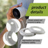 Surveillance Camera Bracket,Camera Mounting Bracket, Wall Mounting Plate Compatible with Google Nest Cam Outdoor Indoor Battery Extra Mount Rings ...