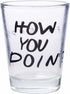 Silver Buffalo Friends Iconic Quotes "You're My Lobster," "How You Doin'" "Pivot," and "We Were On A Break!" 4 Pack Mini Glasses, 1.5 Ounces...