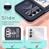 Joyleop (2in1 for Samsung Galaxy A13 5G Case Cartoon Cute Painter for Girls Pretty Women Teen Kids Girly Phone Covers Blue Pattern Design with Sli...