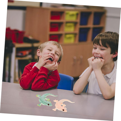 Toyvian 4pcs Simulation Lizard Model Lizard Figurines Toy Reptile Habitat Decorations Lizard Educational Toys Science Educational Prop Statues Kid...