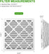 10x10x1 AC Furnace Air Filter, MPR 600, MERV 8 Pleated HVAC AC Filter, 2 Pack (exact dimensions 9.81x9.81x0.81 inch)...