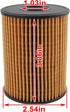 26350-2S000 Oil Filter with Seals Compatible with Hyundai Santa Cruz 2.5L 2020-2022 Compatible with Kia Sorento 2.5L Engine 2021-2022 Pack of 4...