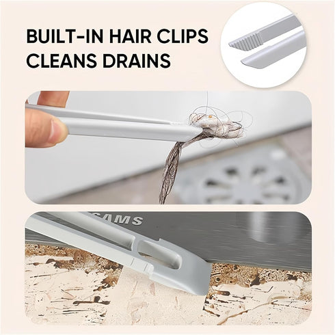 2Pcs Multi-Function Rotating Crevice Cleaning Brush,Household 360-Degree Rotating No Dead Corners Hard Bristle Brush,V Shape Grout Cleaner Brush,f...