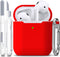 R-fun Compatible with AirPods Case Cover, Soft Silicone Protective Cover with Keychain for Women Men Compatible with Apple AirPods 2nd 1st Generat...