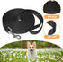 Dog/Puppy Obedience Recall Training Agility Lead - 30ft Training Leash - Great for Training, Play, Camping, or Backyard, 2 Packs Black Long Leash...