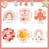 12 Pcs Car Air Fresheners Cute Car Interior Accessories Boho Scented Hanging Air Fresheners Kawaii Essential Oil Automotive Fresheners for Women M...