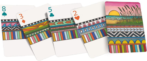 Primitives by Kathy Playing Cards - Beach 2.50" x 3.50" x 1"...