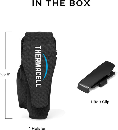 Thermacell Mosquito Holster with Detachable Belt Clip for Portable Repellers; Compatible with MR300 & MR450; 15 Foot Zone of Protection; Effective...
