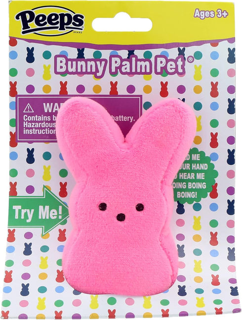 Animal Adventure | PEEPS | Collectible Palm Pet Bunny | Pink...