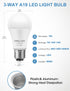 DORESshop 3 Way Light Bulbs, 3 Way LED Light Bulbs 50 100 150W Equivalent, A19 LED Light Bulbs, Three Way Light Bulbs E26 Medium Base, Daylight Wh...