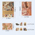 100Pcs Scrapbook Craft Paper Kit for Scrapbook Journaling Supplies ,Scrapbook Beauty Stickers Aesthetic for Scrapbooking Supplies,Bullet Junk Jour...
