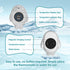 Rechargeable Bath Thermometer Baby Safety, Bath Temp Thermometer for Tub, Floating Shower Temperature Toy for Pregnancy Infant Kids...