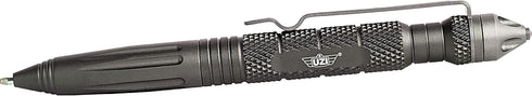 UZI Tactical Pen with CuffKey in The Cap, Refillable Ultra Durable Aircraft Aluminum (UZI-TACPEN6-GM) Ballpoint Pen Writing Tactical Pen Survivor ...