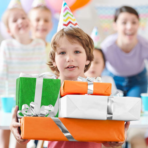 PLULON 60 Sheets Orange Green White Tissue Paper Bulks, Tissue Paper for Gift Bags for St Patrick's day Birthday Gift Wrapping Paper Wedding Holid...