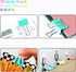 Medium Binder Clips, 1-1/4 Inch, 1.25 Inch Colorful 24 PCS, Capacity 0.6 Inch, 32mm Medium Clips, Fold Clamp, Office Supplies...