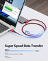 SUNGUY 10Gbps Android Auto USB C Cable 1FT, Right Angle 3A USB C 3.1 Gen 2 Cable, USB C CarPlay Cable, Compatible with iPhone 15/15 Pro Max, Samsu...