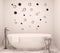 90 Large Soap Bubbles Wall Decals, Bathroom Decals, Wall Art, Vinyl Stivkers for Bathroom, Bedroom, Nursery Decor(A35) (Black)...