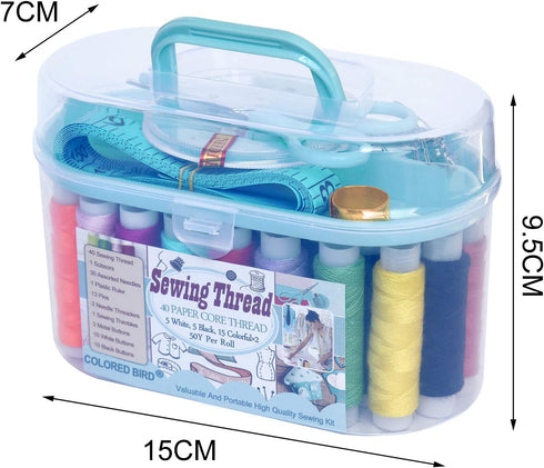 Sewing kit Sewing Thread Sewing Supplies Family Repair Kit Traveler Sewing Project kit DIY Sewing Supplies Organizer...