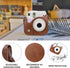 CAIYOULE Case for Fujifilm Instax Mini 7+/7s/7c Instant Film Camera Protective Bag with Adjustable Shoulder Straps(No Camera)-Brown...