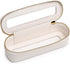 Clear Makeup Bag Portable Brush Bag transparent Travel Cosmetic Case Clear Toiletry Makeup Bag with Zipper for Women (B/White,slim)...