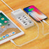 USB Wall Charger 60W USB Charging Station for Multiple Devices Smart Charging Power Hub for Multiple Devices 10 Port Desktop Charger Charging Stat...