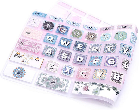 Silicon Keyboard Cover for Lenovo Chromebook C330 11.6" 2019/2018/Flex 11 /N20 N21 N22 N23 100e 300e 500e 11.6"/N42 N42-20 14 inch,Skin,Bohemian P...