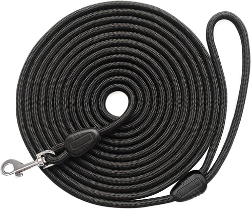 MayPaw 30FT Long Rope Training Dog Leash- Heavy Duty Nylon Recall Pet Tracking Line- for Small Medium Outside Training Play Camping or Backyard...