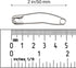 Quilting Curved Safety Pins for Quick Basting, Size 3, 100 Count...