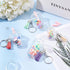 SUNNYCLUE 118Pcs Mini Cup Keychain making Kit Including Faux Suede Tassel Charms Milk Tea Cup Pendants Round Beads keyrings & Jump Rings Jewellery...