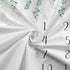 CSFOTO Baby Milestone Blanket 60''x40'' Eucalyptus Leaves Newborn Photography Props Blanket for Boy & Girl Personalized Shower Props Baby Age Blan...