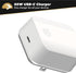 Scosche HPDC60WT-SP Powervolt 60W USB Type-C Wall Quick Charger Compatible with All Power Delivery 3.0, 2.0, and Standard USB-C or USB-PD Phone De...