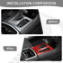 for Charger Gear Shift Panel Cover Trim Red Compatible with Dodge Charger 2015-2024 Red Interior Accessories......