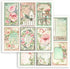 STAMPERIA INTERNATIONAL, KFT PAPER PAD 12X12 10PK HOUSE ROSE, 30.5 x 30.5 (12" x 12"), Multicoloured...