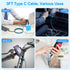 USB C Charger Cable Fast Charging 3 Pack 3ft for Samsung Galaxy Z Fold 6 Flip 6 S24 Ultra A15 5G A35 A14 A54 S23 FE S22 S21 S20 A32 A12 iPhone 15 ...