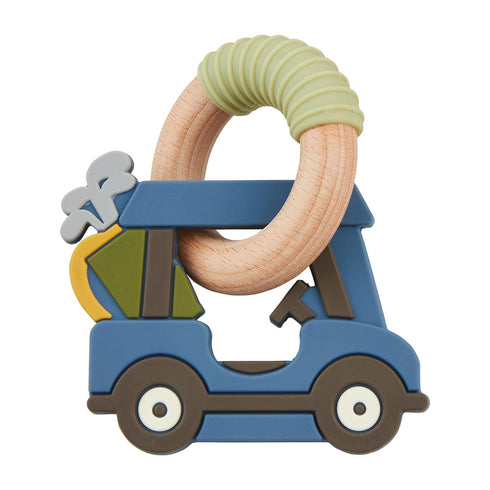 Mud Pie Golf Cart Teether, Blue...