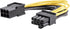 StarTech.com PCI Express 6 pin to 8 pin Power Adapter Cable - Power cable - 6 pin PCIe power (F) to 8 pin PCIe power (M) - 6.1 in - yellow - PCIEX...