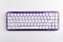 PBT Material Gradient Purple keycaps Cute Carton Magic Bunny Cherry Profile keycaps Set Purple Mechanical Keyboard keycaps Compatible with Cherry ...