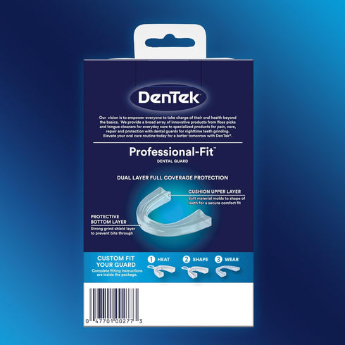 DenTek Mouth Guard for Nighttime Teeth Grinding, Professional-Fit Dental Guard, 1 Count...