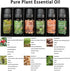 HIQILI 100% Pure Woodsy Essential Oil Set, 6x10ml, Cedarwood, Wintergreen, Frankincense, Vetiver, Rosewood, Cypress - Aromatherapy, Massage, Skin ...
