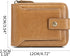 GOIACII Zipper Wallet for Men Genuine Leather RFID Blocking Mens Wallet with Zipper Coin Pocket ID Window Zipper Wallets Large Capacity...