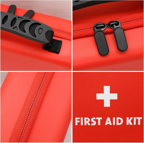Faylapa Home Car Empty First Aid Bag, 9x7x3 inches Camping Waterproof Case for Travel, Boat, Office, Sports, Hiking, Outdoor (Bag Only)...