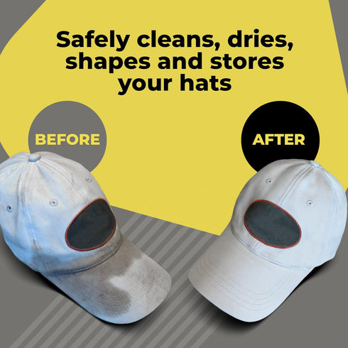 Hat Washer for Washing Machine, Cap Washer, Baseball Cap Washers, Baseball Hat Cleaner/Cleaning Protector (Black (1-Pack))...