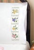 Tobin Flower Patch Stamped for Embroidery Pillowcases 20" x 30"......