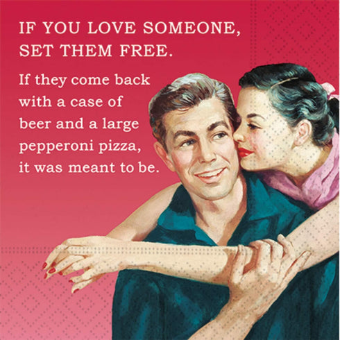 Retro Cocktail Napkin - Women Men Cocktail Napkin Funny Boxed Variety Pack 40 Total Napkin...