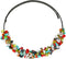 AeraVida Adjustable Dainty Mix Gemstone Cluster in Bohemian Wire Choker Necklace, 20x110mm...