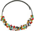 AeraVida Adjustable Dainty Mix Gemstone Cluster in Bohemian Wire Choker Necklace, 20x110mm...