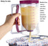 CHuangQi Cake Batter Dispenser with Measuring Label, Perfect Baking Tool for Pancake Cupcakes or Any Baked Goods...