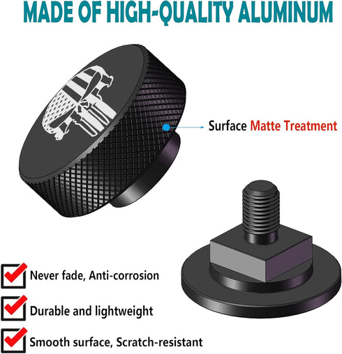 Welding Hood Helmet Pipeliner Fasteners-1Pair Black USA Flag Pattern Aluminum Helmet Pipeliner Headgear Replacement Parts Accessories Screws Flip ...